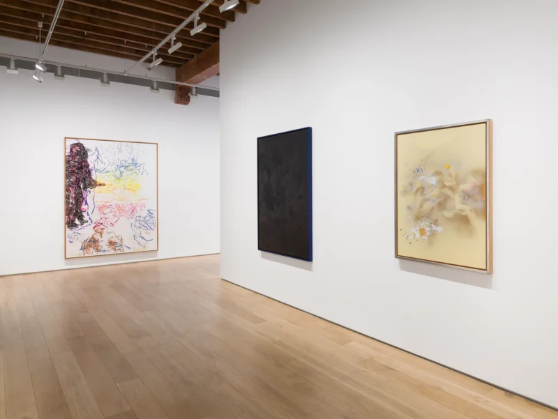 Installation shot from Oliver Lee Jackson, @ Lisson Gallery