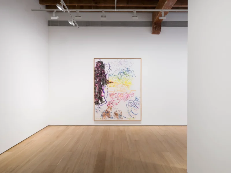 Installation shot from Oliver Lee Jackson, @ Lisson Gallery