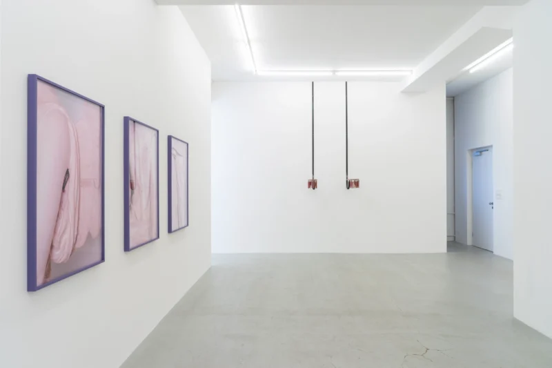 Installation shot from Valentina Pini: Décorps, @ Lullin + Ferrari