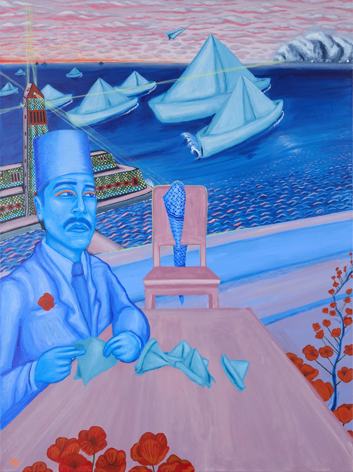 Massoud Hayoun, Paper ships, 2025