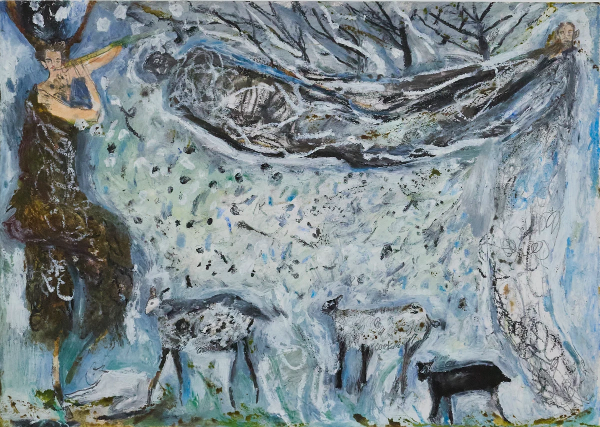 Melissa Kime, Two summers ago I think I met a fawn, 2021