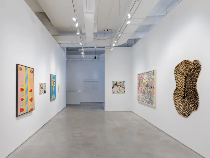 Installation shot from Thiago Barbalho, Antonio Henrique Amaral: Organic Fictions, @ Nara Roesler