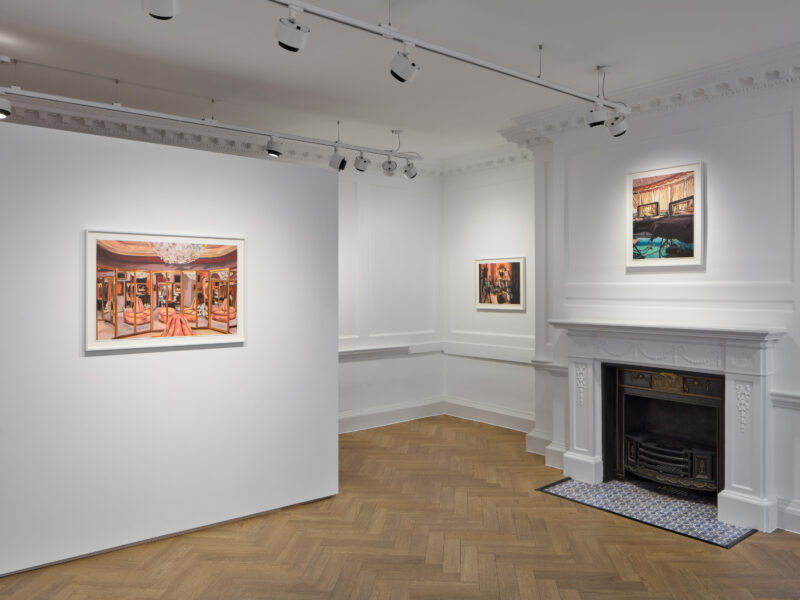 Installation shot from Anna Freeman Bentley: Reflections, @ Canopy Collections