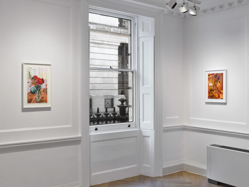 Installation shot from Anna Freeman Bentley: Reflections, @ Canopy Collections