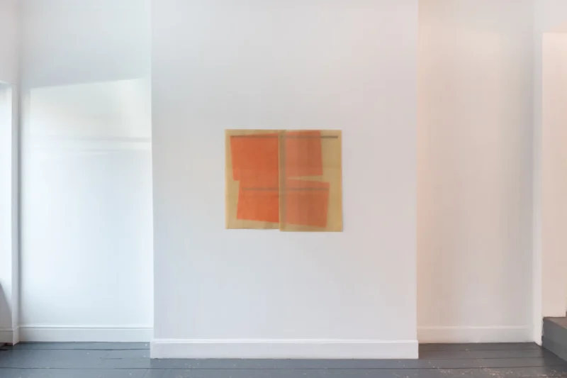 Installation shot from Lizzie Munn: Small fabric, @ Patrick Heide Contemporary Art