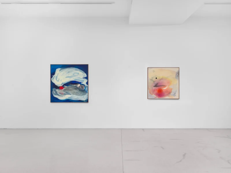 Installation shot from Sigrid Sandström: Squall, @ Perrotin