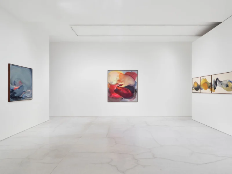 Installation shot from Sigrid Sandström: Squall, @ Perrotin