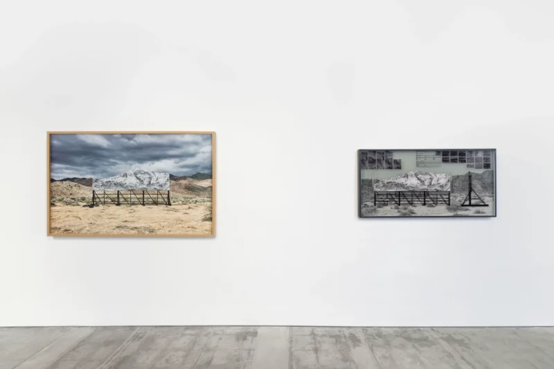 Installation shot from JR: Horizons, @ Perrotin