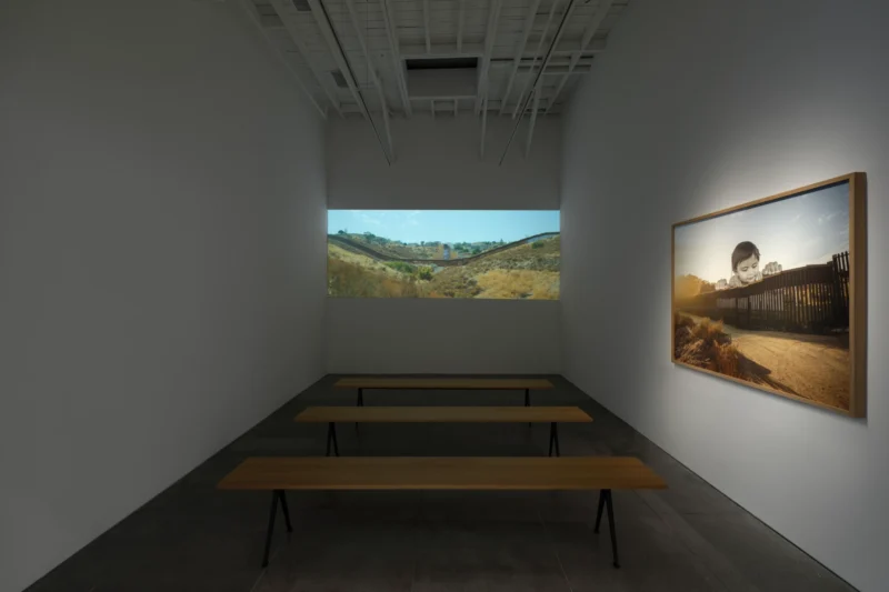 Installation shot from JR: Horizons, @ Perrotin