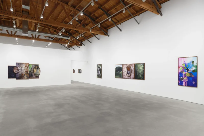 Installation shot from Todd Gray: Portals, @ Perrotin