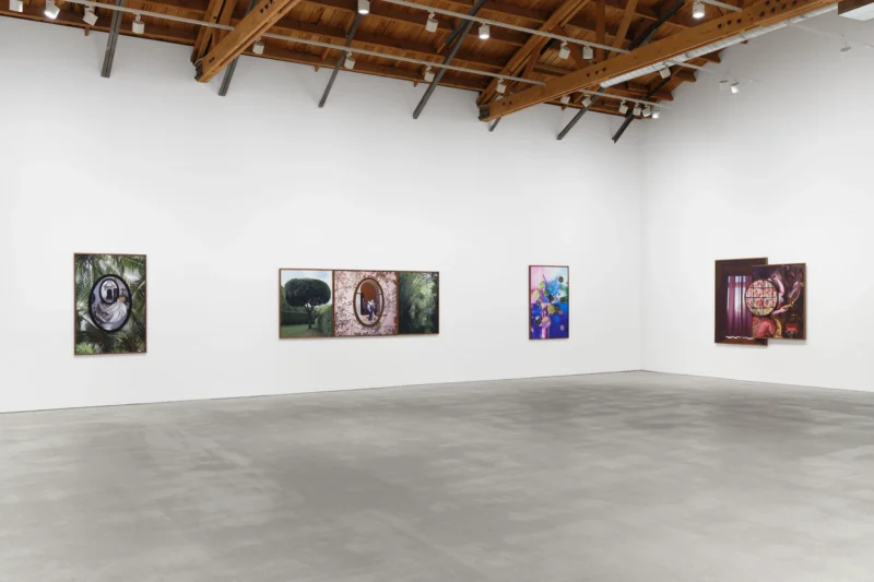 Installation shot from Todd Gray: Portals, @ Perrotin