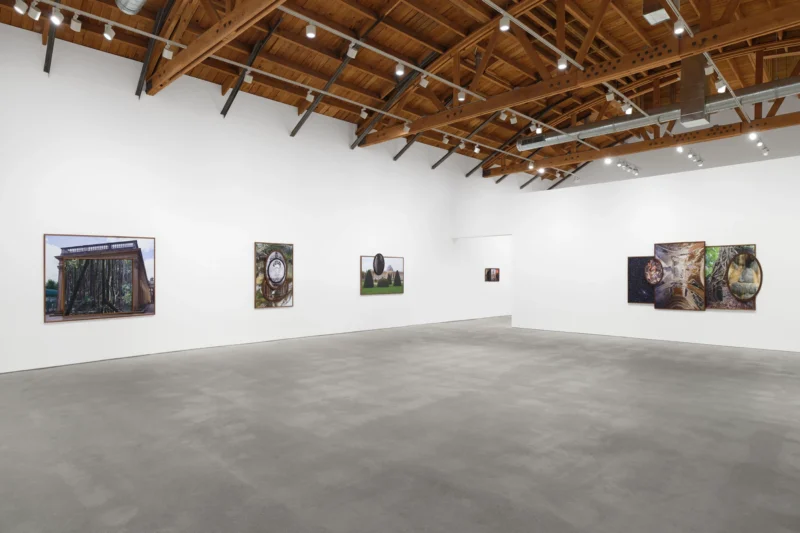 Installation shot from Todd Gray: Portals, @ Perrotin