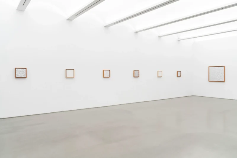 Installation shot from Gabriel de la Mora: Repeated Original, @ Perrotin