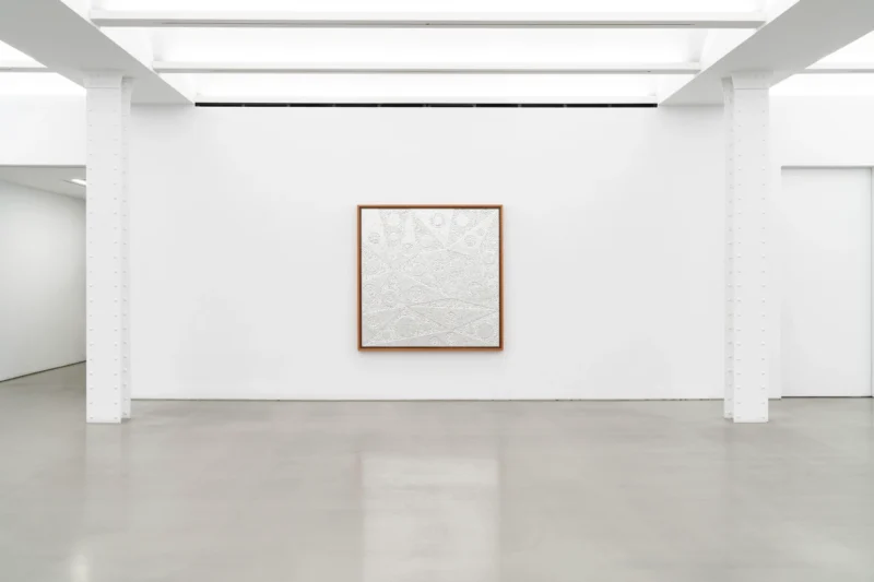 Installation shot from Gabriel de la Mora: Repeated Original, @ Perrotin