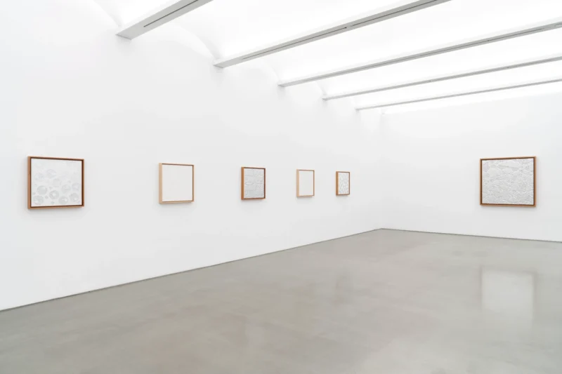 Installation shot from Gabriel de la Mora: Repeated Original, @ Perrotin