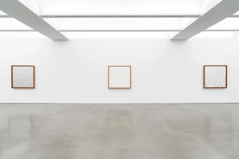 Installation shot from Gabriel de la Mora: Repeated Original, @ Perrotin