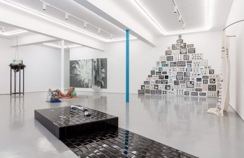 Installation shot from Petra Feriancová: Echo’s Bones, @ Elizabeth Xi Bauer