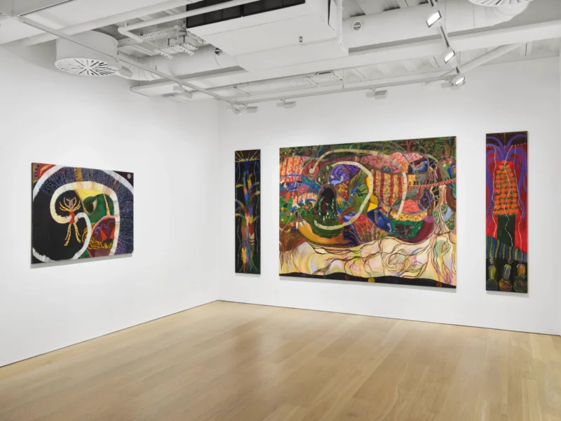 Installation shot from Alyina Zaidi: Rewilding, @ Pilar Corrias