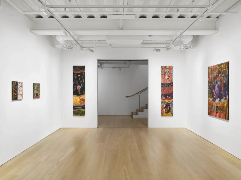 Installation shot from Alyina Zaidi: Rewilding, @ Pilar Corrias