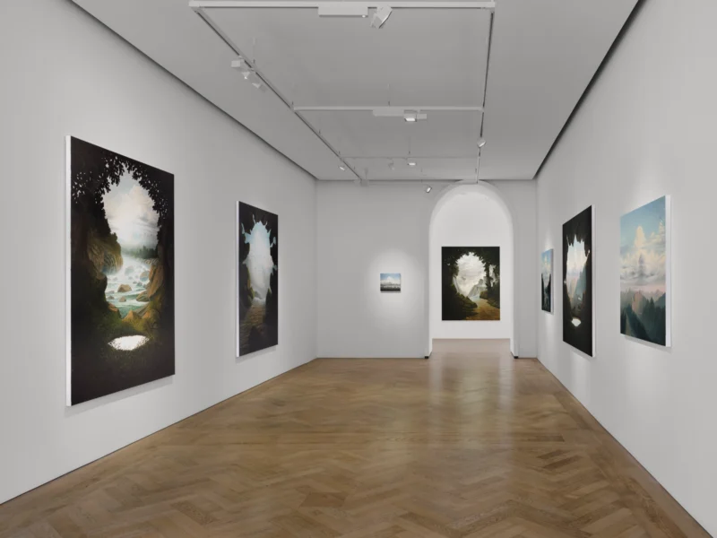 Installation shot from Sholto Blissett: Orders of Magnitude, @ Pilar Corrias