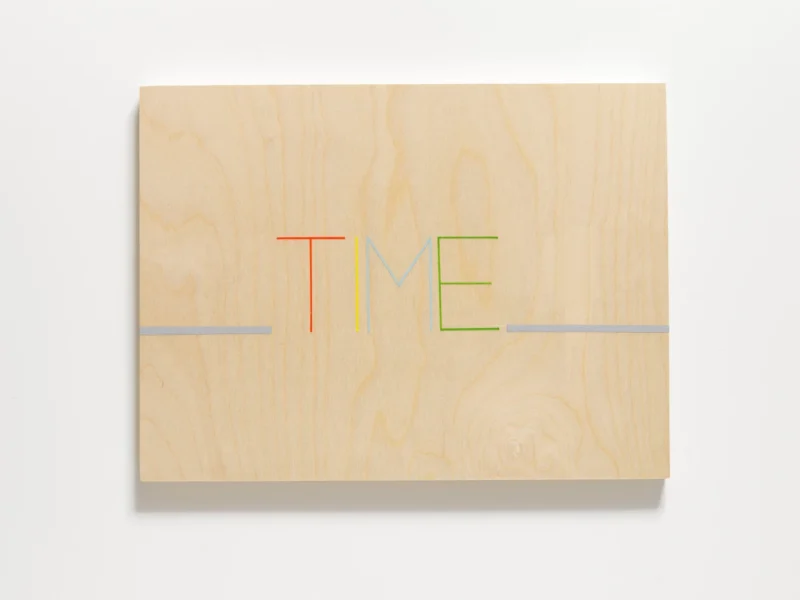 Robert Barry, Time, 2025