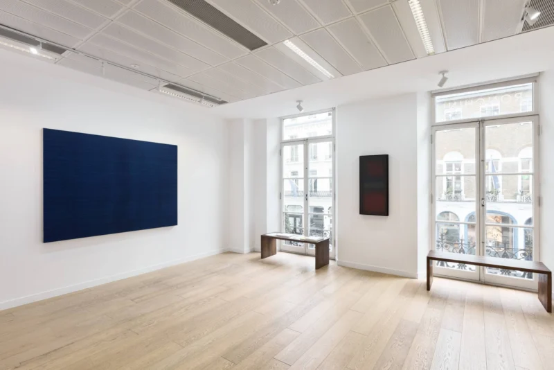 Installation shot from LightForms: Hap Tivey & Gu Xiaoping, @ Ronchini