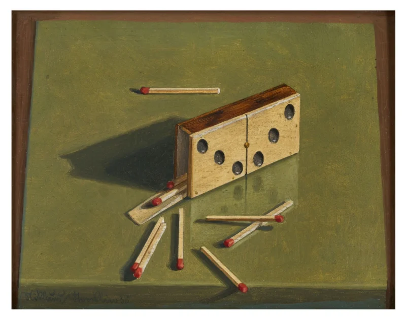 Niklaus Stoecklin, Dominostein als Büchslein (Domino as a Small Box), 1935