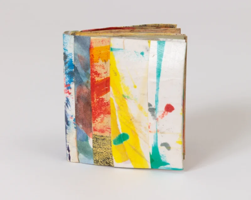 Lucy Sallick, Worktable Paper Cut-up, 2002