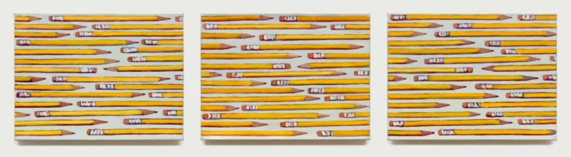 Lucy Sallick, Pencils in Three Parts, 1979
