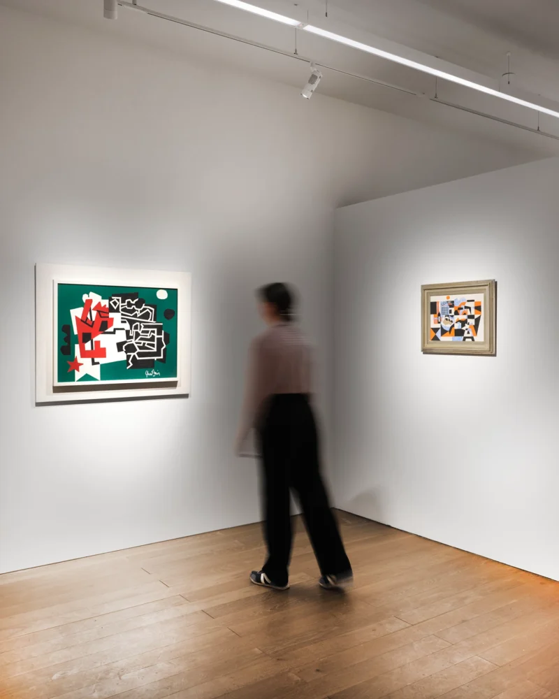 Installation shot from American Modernism from the Estate of a Private Collector, New York, @ Schoelkopf