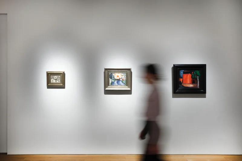 Installation shot from American Modernism from the Estate of a Private Collector, New York, @ Schoelkopf