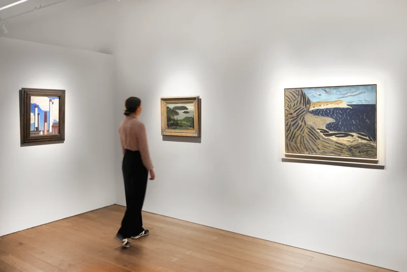 Installation shot from American Modernism from the Estate of a Private Collector, New York, @ Schoelkopf