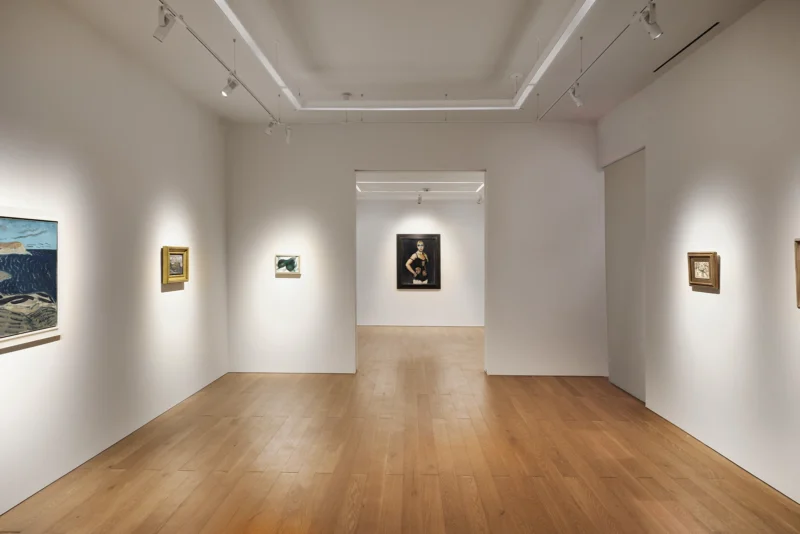 Installation shot from American Modernism from the Estate of a Private Collector, New York, @ Schoelkopf