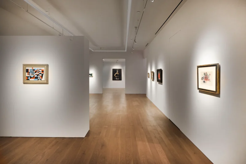 Installation shot from American Modernism from the Estate of a Private Collector, New York, @ Schoelkopf