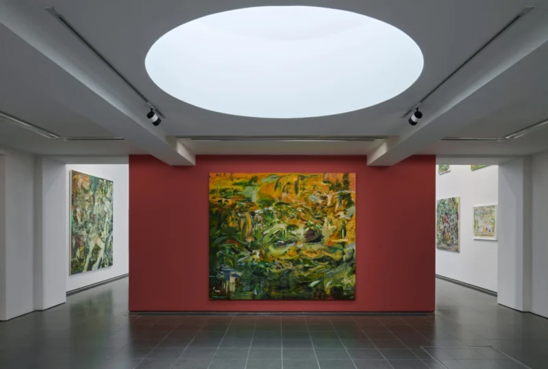 Installation shot from Cecily Brown: Picture Making, @ Serpentine Galleries