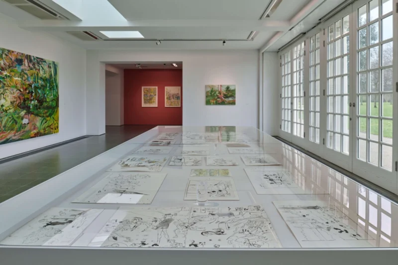 Installation shot from Cecily Brown: Picture Making, @ Serpentine Galleries