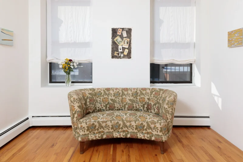 Installation shot from Lucy Sallick: Familiar Traces, @ Stellarhighway