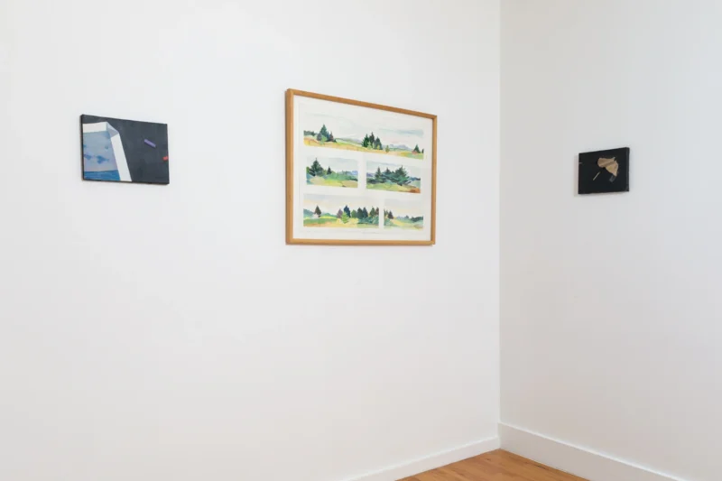 Installation shot from Lucy Sallick: Familiar Traces, @ Stellarhighway