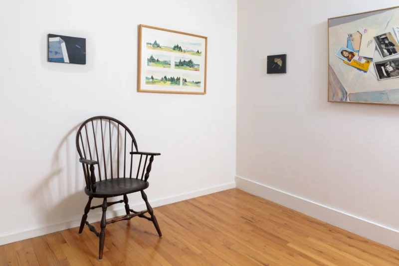 Installation shot from Lucy Sallick: Familiar Traces, @ Stellarhighway