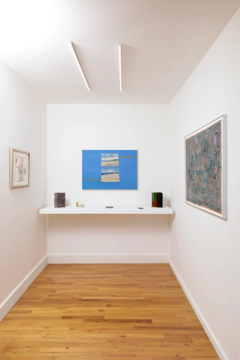 Installation shot from Lucy Sallick: Familiar Traces, @ Stellarhighway