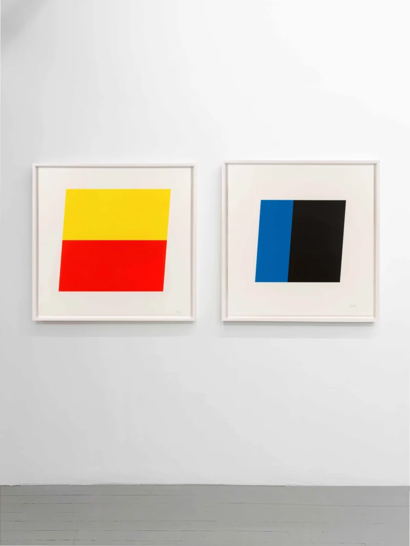 Installation shot from COLOR/FORM, @ Susan Sheehan Gallery