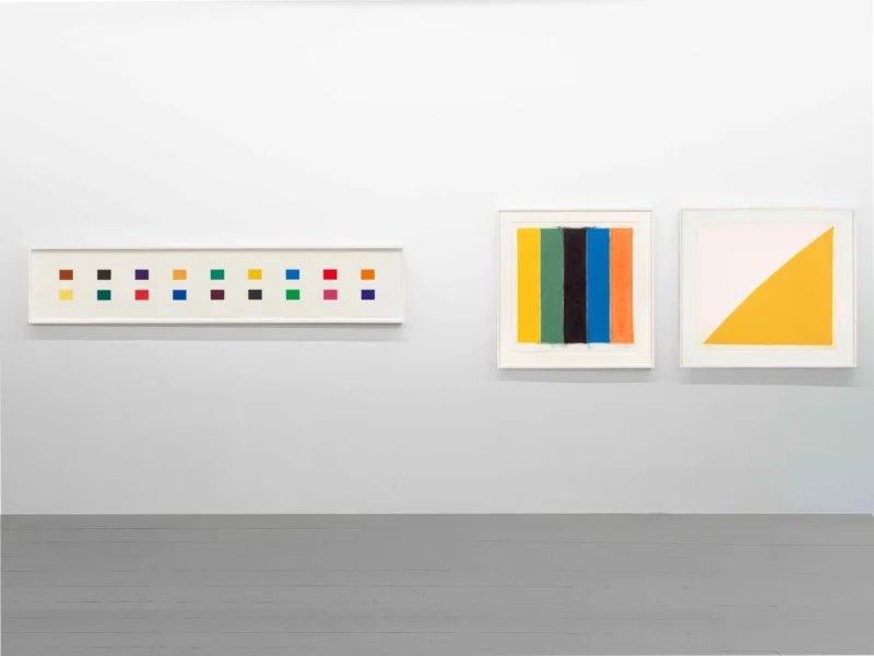 Installation shot from COLOR/FORM, @ Susan Sheehan Gallery