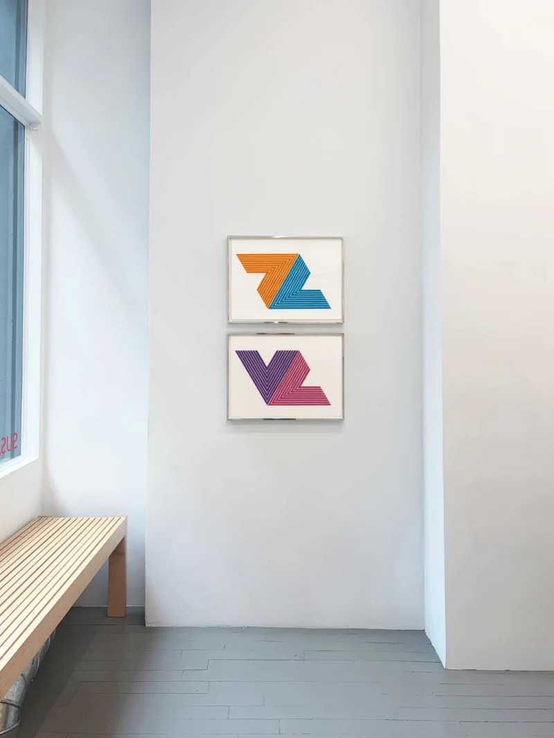 Installation shot from COLOR/FORM, @ Susan Sheehan Gallery