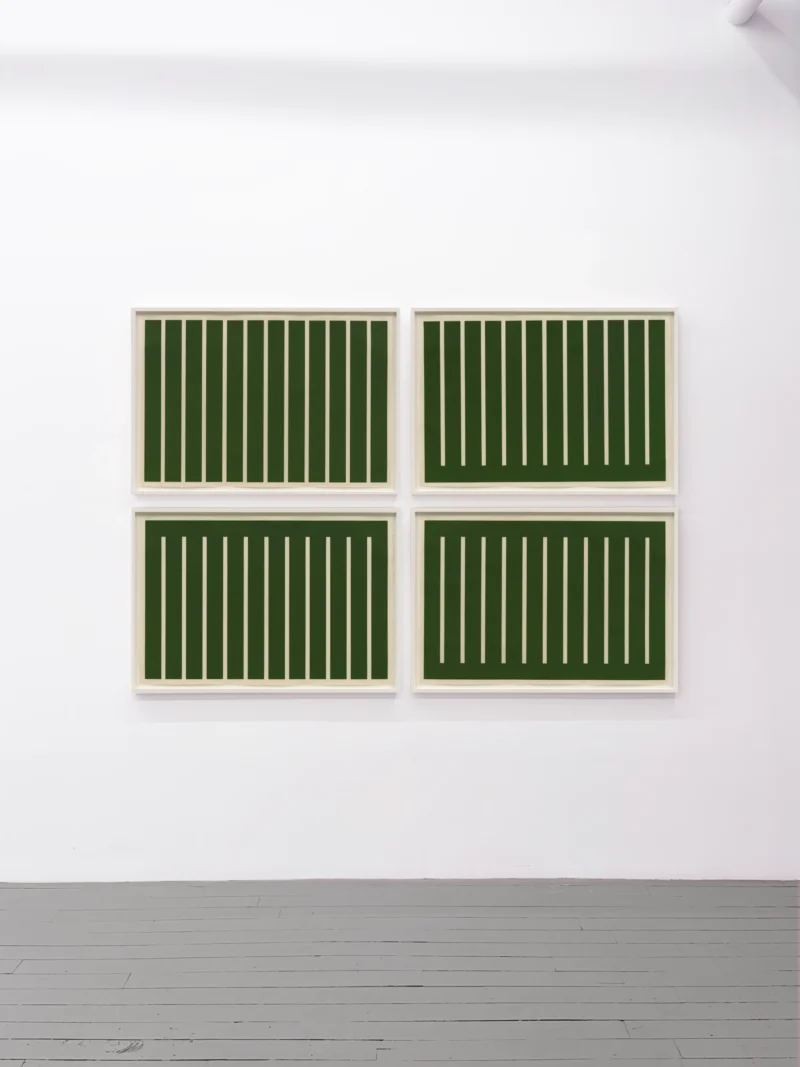 Installation shot from COLOR/FORM, @ Susan Sheehan Gallery