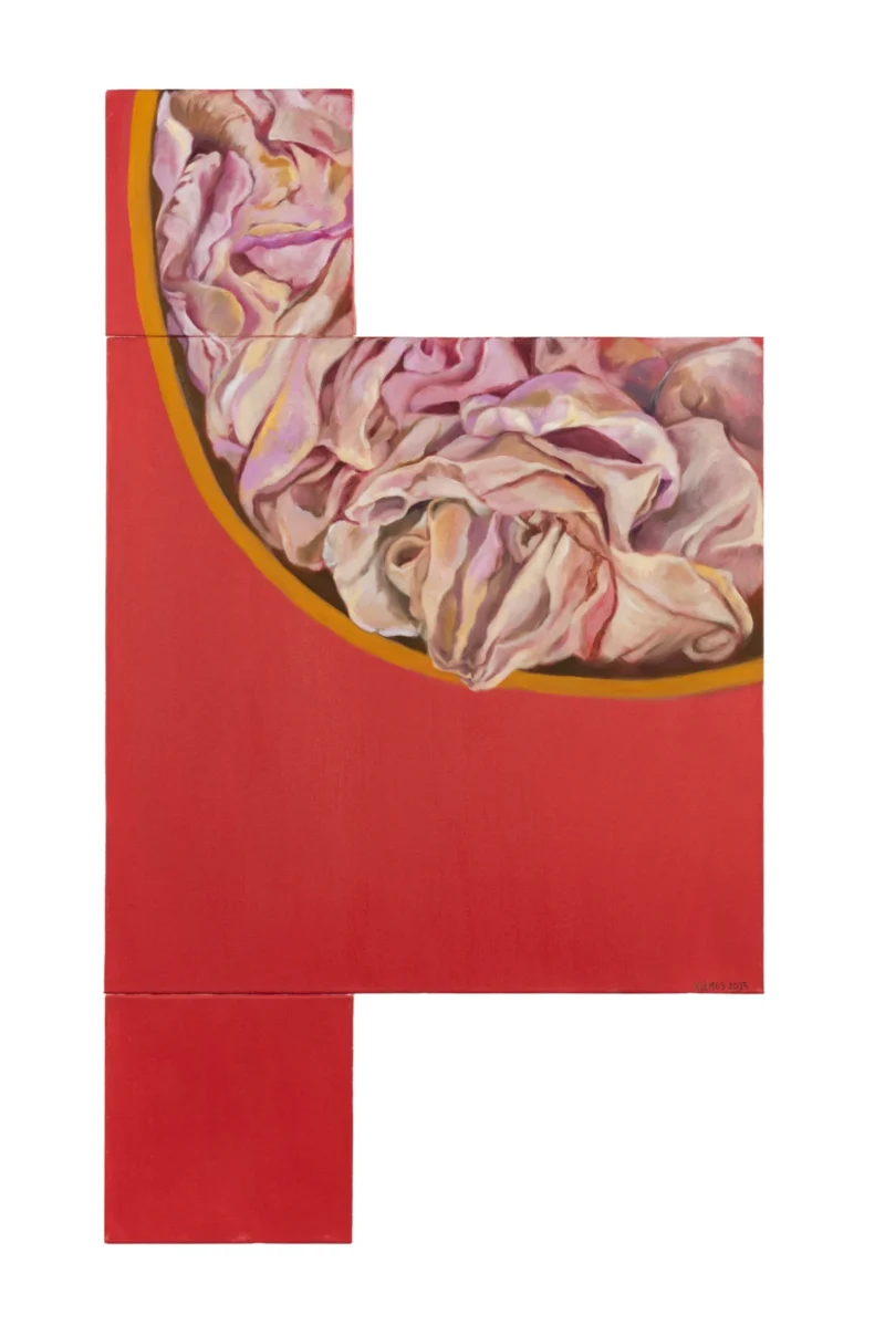 Kalliopi Lemos, Standing Aside Red, 2025