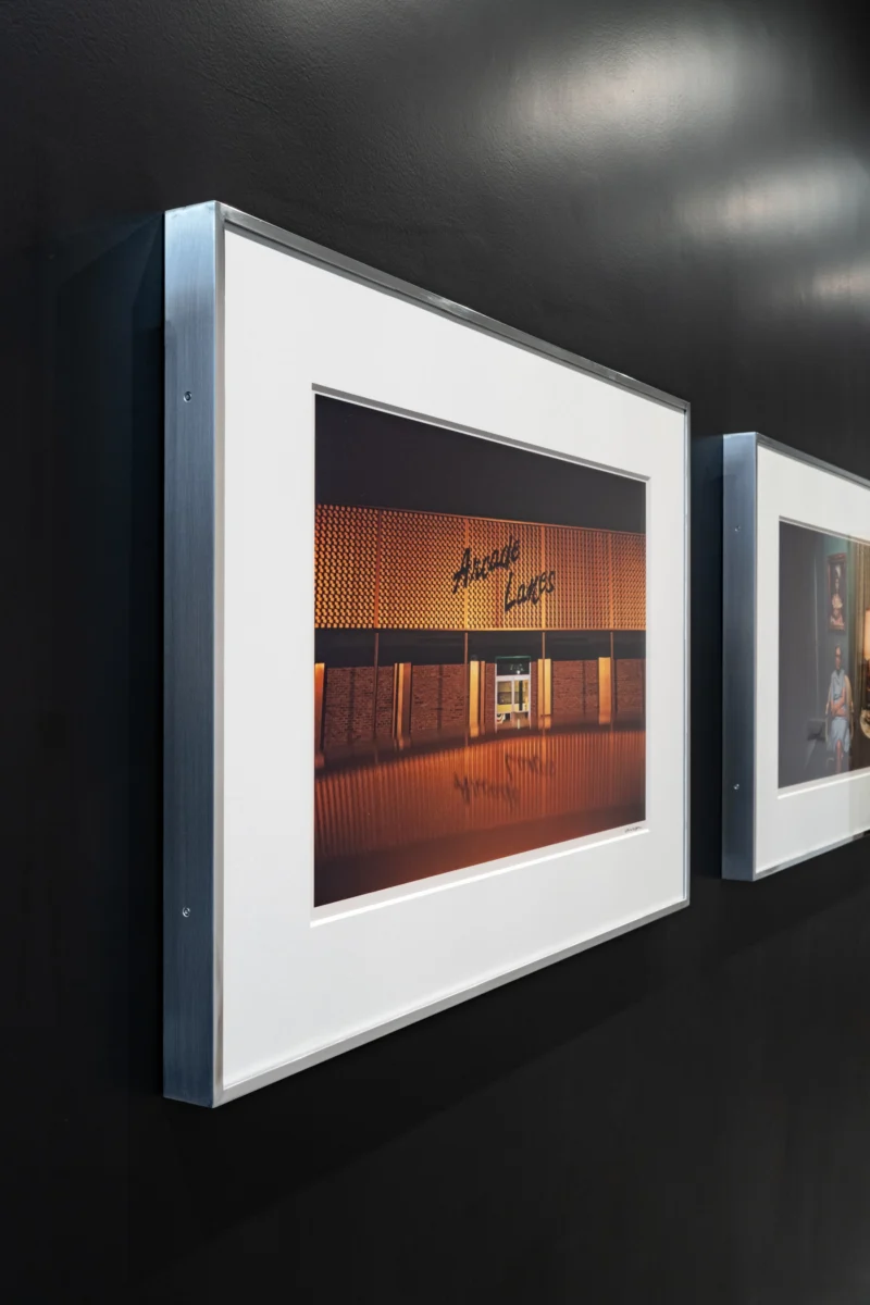 Installation shot from William Eggleston: Six Prints, One Scale, @ Zander Galerie