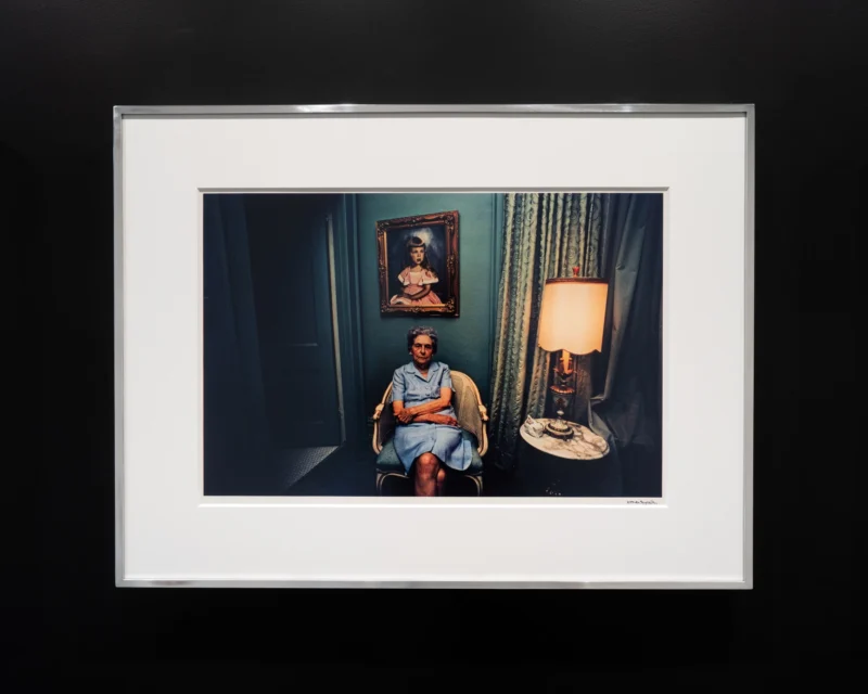 Installation shot from William Eggleston: Six Prints, One Scale, @ Zander Galerie