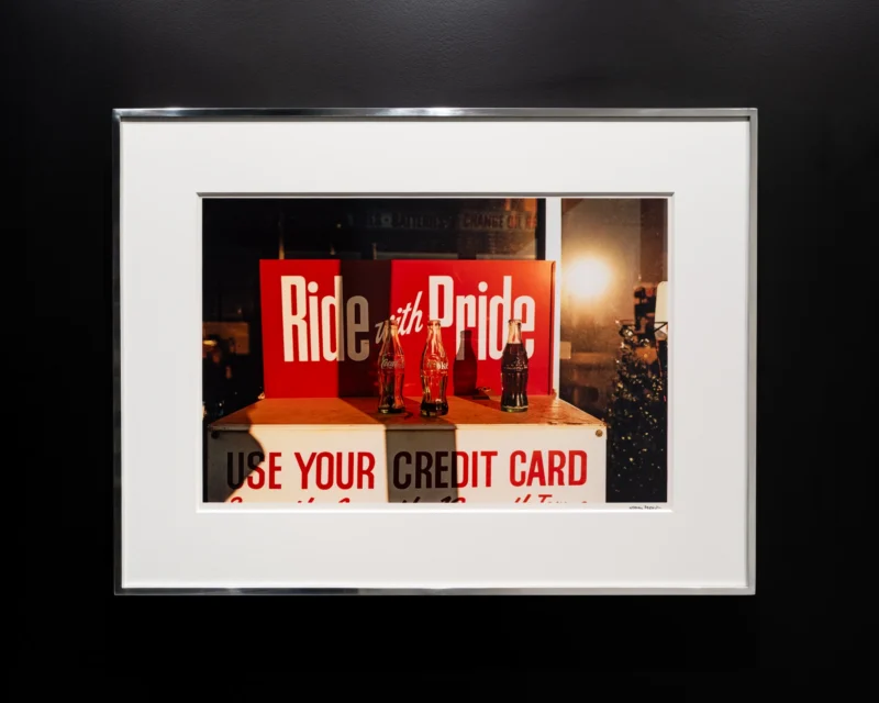 Installation shot from William Eggleston: Six Prints, One Scale, @ Zander Galerie