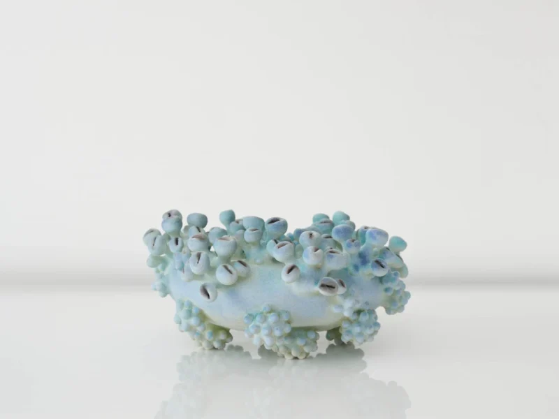 Eva Zethraeus, Sea Green Cluster with Aubergine Details, 2025