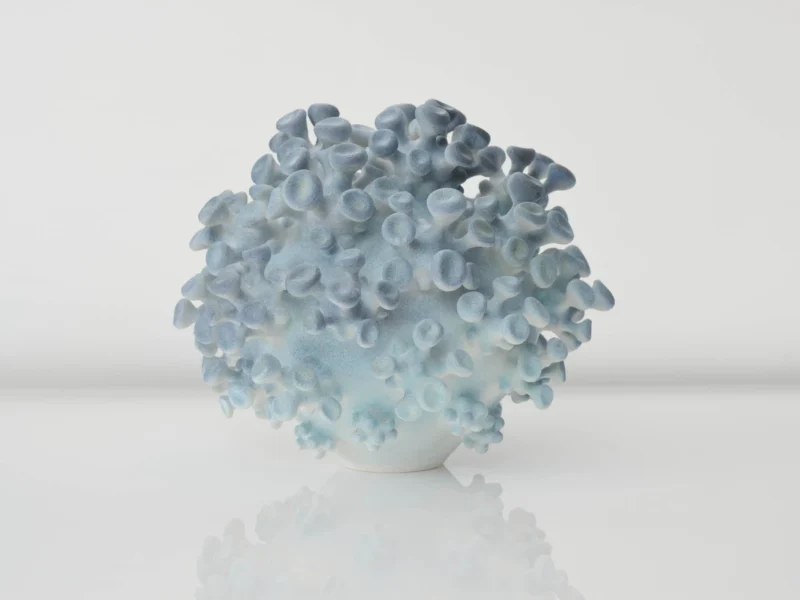 Eva Zethraeus, Shimmering Pale Blue Cluster, 2025